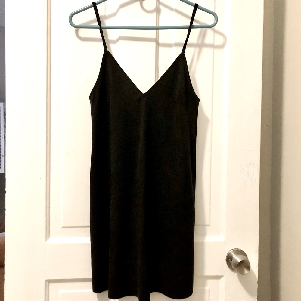 Wilfred Faux Suede Mini Dress
